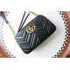 GUCCI GG Marmont Small Camera Shoulder Bag - Black Leather