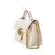 GUCCI GG Marmont Mini Top Handle Bag - White Leather