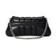 GUCCI Horsebit Chain Small Shoulder Bag - Black Leather