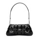 GUCCI Horsebit Chain Small Shoulder Bag - Black Leather