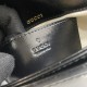 GUCCI Horsebit 1955 Mini Top Handle Bag - Black Leather