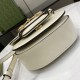 GUCCI Horsebit 1955 Mini Top Handle Bag - White Leather