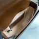 GUCCI Horsebit 1955 Mini Top Handle Bag - Beige Canvas & Brown Leather