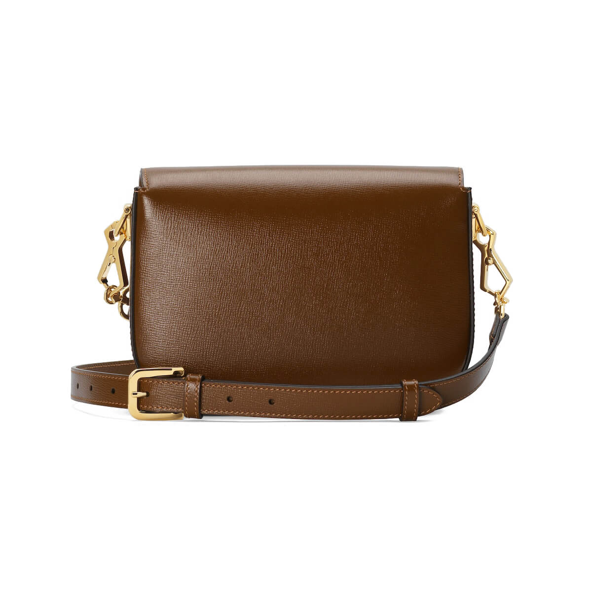 GUCCI Horsebit 1955 Mini Shoulder Bag - Brown Leather