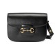 GUCCI Horsebit 1955 Small Shoulder Bag - Black Leather