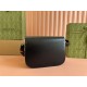 GUCCI Horsebit 1955 Small Shoulder Bag - Black Leather