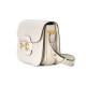 GUCCI Horsebit 1955 Small Shoulder Bag - White Leather