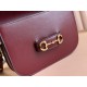 GUCCI Horsebit 1955 Small Shoulder Bag - Red Leather