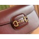 GUCCI Horsebit 1955 Small Shoulder Bag - Red Leather