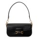 GUCCI Horsebit 1955 Small Top Handle Shoulder Bag - Black Leather