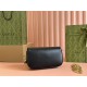 GUCCI Horsebit 1955 Small Top Handle Shoulder Bag - Black Leather