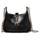 GUCCI Jackie Notte Mini Shoulder Bag in Patent Leather - Black