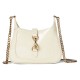 GUCCI Jackie Notte Mini Shoulder Bag in Patent Leather - Ivory