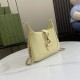 GUCCI Jackie Notte Mini Shoulder Bag in Patent Leather - Light Yellow