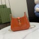 GUCCI Jackie Notte Mini Shoulder Bag in Patent Leather - Orange