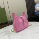 GUCCI Jackie Notte Mini Shoulder Bag in Patent Leather - Pink