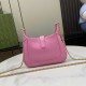 GUCCI Jackie Notte Mini Shoulder Bag in Patent Leather - Pink