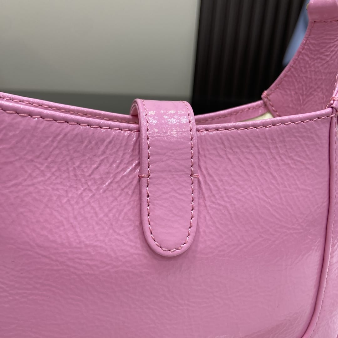 GUCCI Jackie Notte Mini Shoulder Bag in Patent Leather - Pink