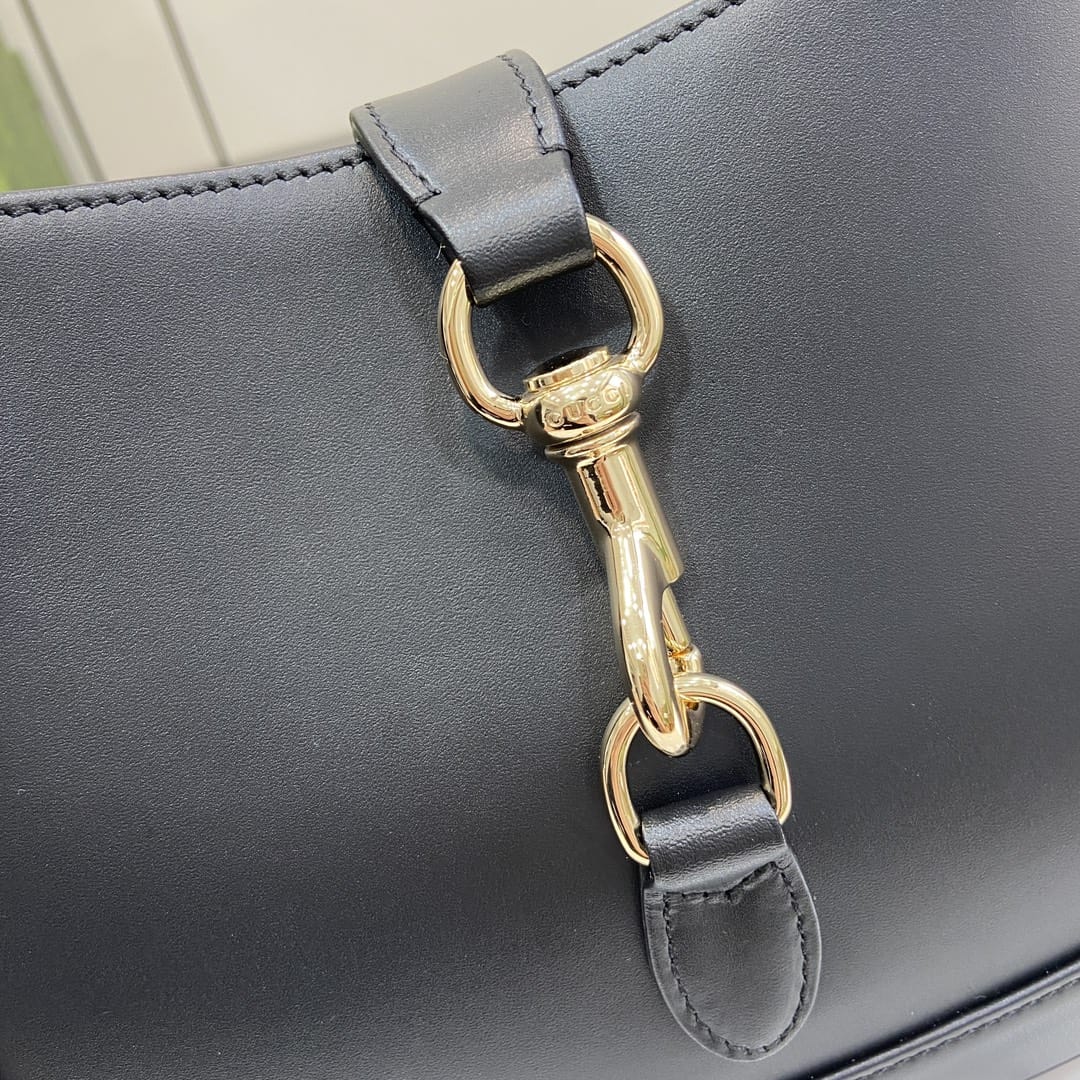 GUCCI Jackie Small Shoulder Bag - Black Leather