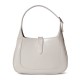 GUCCI Jackie Small Shoulder Bag - Light Grey Leather