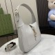 GUCCI Jackie Small Shoulder Bag - Light Grey Leather