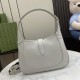 GUCCI Jackie Small Shoulder Bag - Light Grey Leather