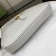 GUCCI Jackie Small Shoulder Bag - Light Grey Leather