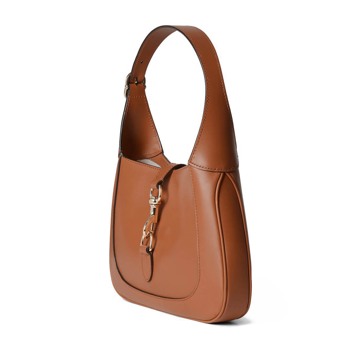 GUCCI Jackie Small Shoulder Bag - Brown Leather