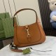 GUCCI Jackie Small Shoulder Bag - Brown Leather