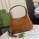 GUCCI Jackie Small Shoulder Bag - Brown Leather