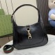 GUCCI Jackie Small Shoulder Bag in Patent Leather - Black