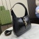 GUCCI Jackie Small Shoulder Bag in Patent Leather - Black