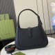 GUCCI Jackie 1961 Small Shoulder Bag in Grain Leather - Black