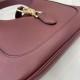 GUCCI Jackie 1961 Small Shoulder Bag in Grain Leather - Red