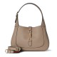 GUCCI Jackie 1961 Small Shoulder Bag in Grain Leather - Taupe