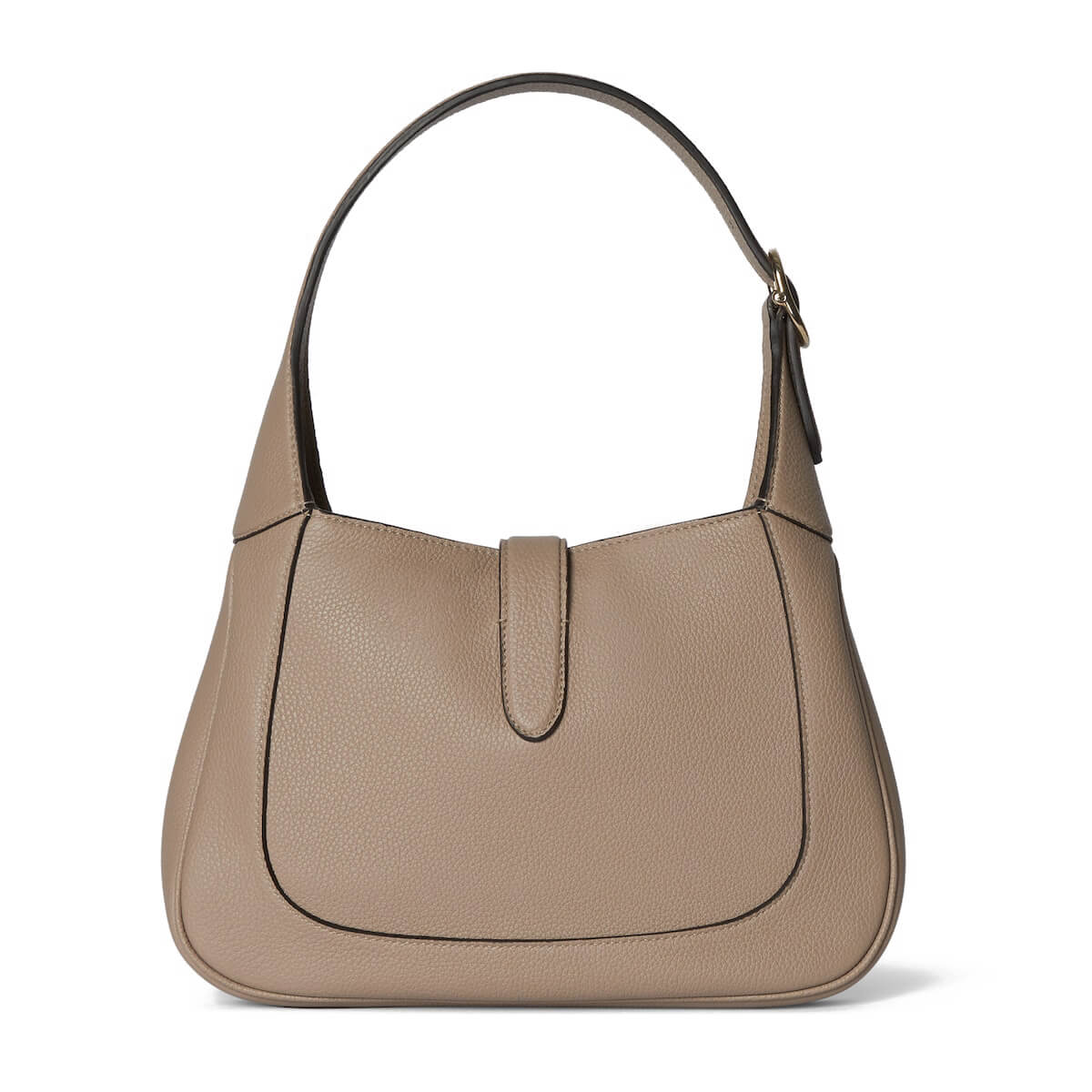 GUCCI Jackie 1961 Small Shoulder Bag in Grain Leather - Taupe