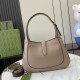 GUCCI Jackie 1961 Small Shoulder Bag in Grain Leather - Taupe