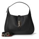 GUCCI Jackie 1961 Medium Shoulder Bag in Grain Leather - Black