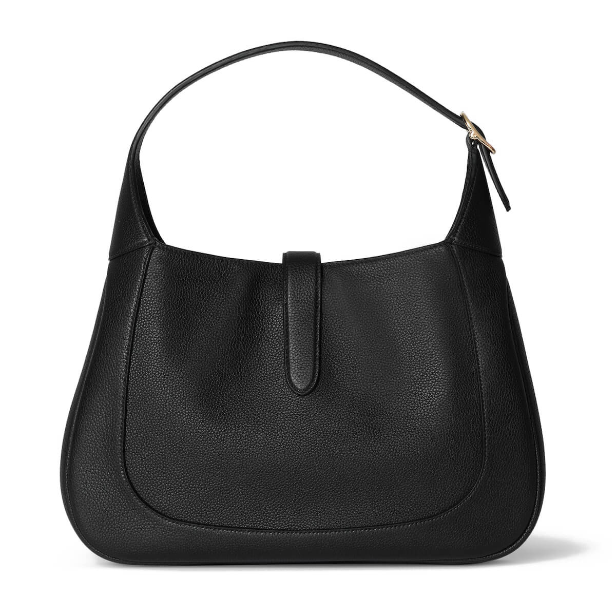 GUCCI Jackie 1961 Medium Shoulder Bag in Grain Leather - Black