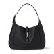 GUCCI Jackie 1961 Large Shoulder Bag in Grain Leather - Black