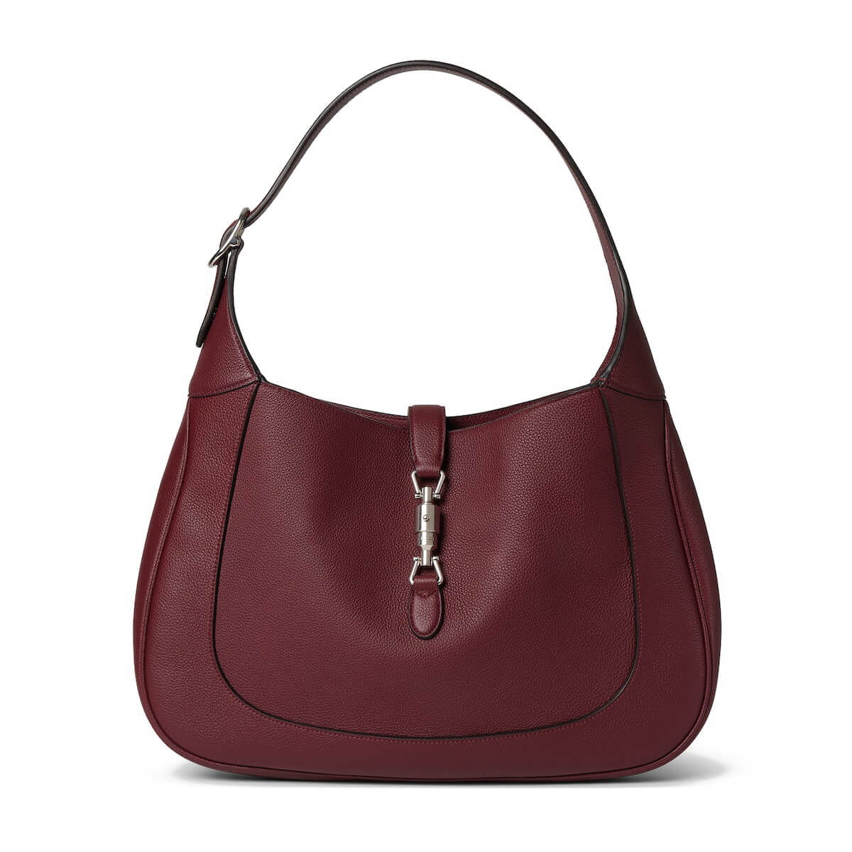 GUCCI Jackie 1961 Large Shoulder Bag in Grain Leather - Red