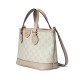 GUCCI Ophidia Mini Tote Bag - Beige and White GG Supreme