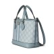 GUCCI Ophidia Mini Tote Bag - Dusty Blue GG Supreme