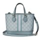 GUCCI Ophidia Mini Tote Bag - Dusty Blue GG Supreme