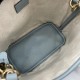 GUCCI Ophidia Mini Tote Bag - Dusty Blue GG Supreme