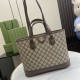 GUCCI Ophidia Small Tote Bag - Beige and Ebony GG Supreme