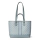 GUCCI Ophidia Small Tote Bag - Dusty Blue GG Supreme