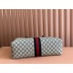 GUCCI Ophidia Medium Tote Bag - Beige and Blue GG Supreme