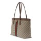 GUCCI Ophidia Medium Tote Bag - Beige and Ebony GG Supreme