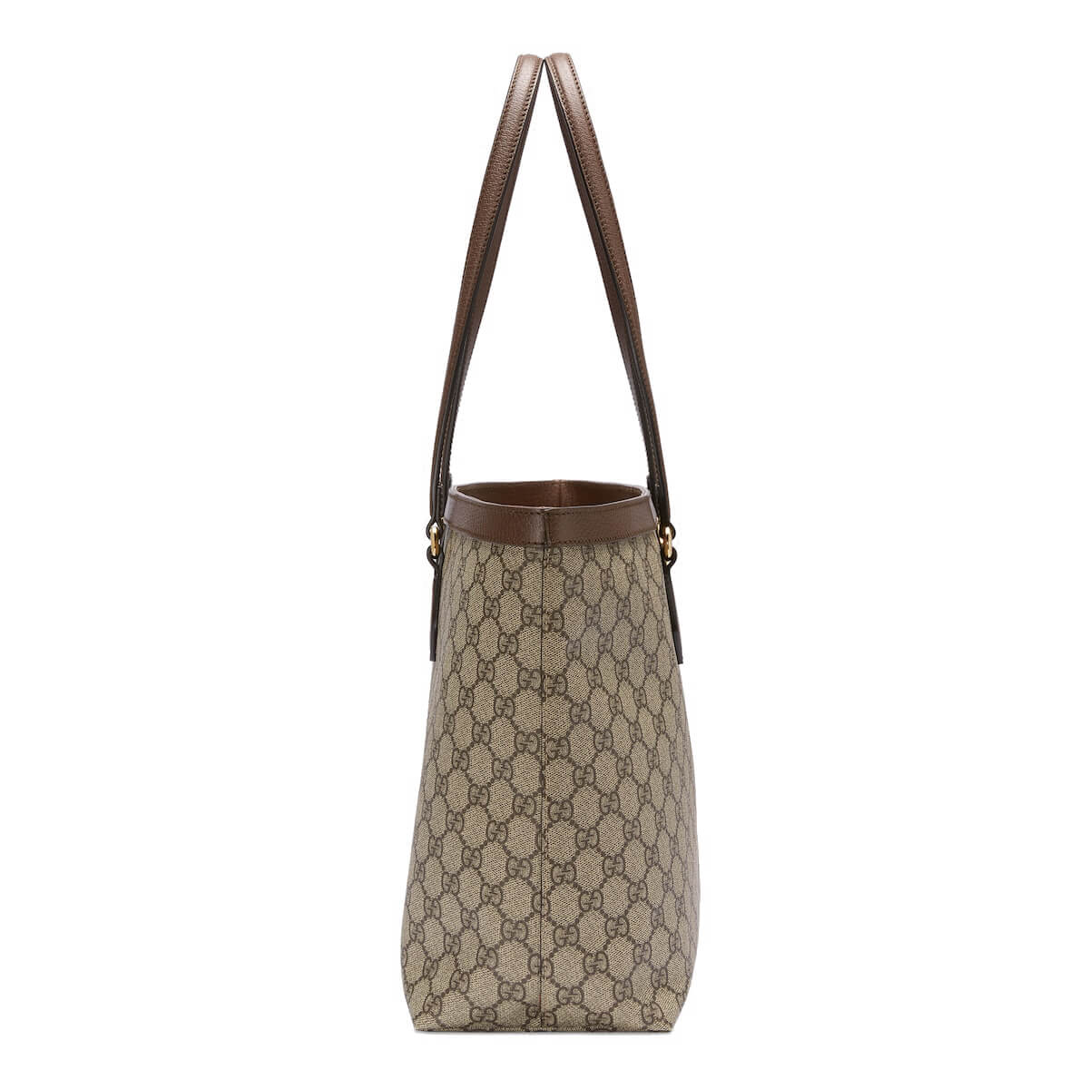 GUCCI Ophidia Medium Tote Bag - Beige and Ebony GG Supreme